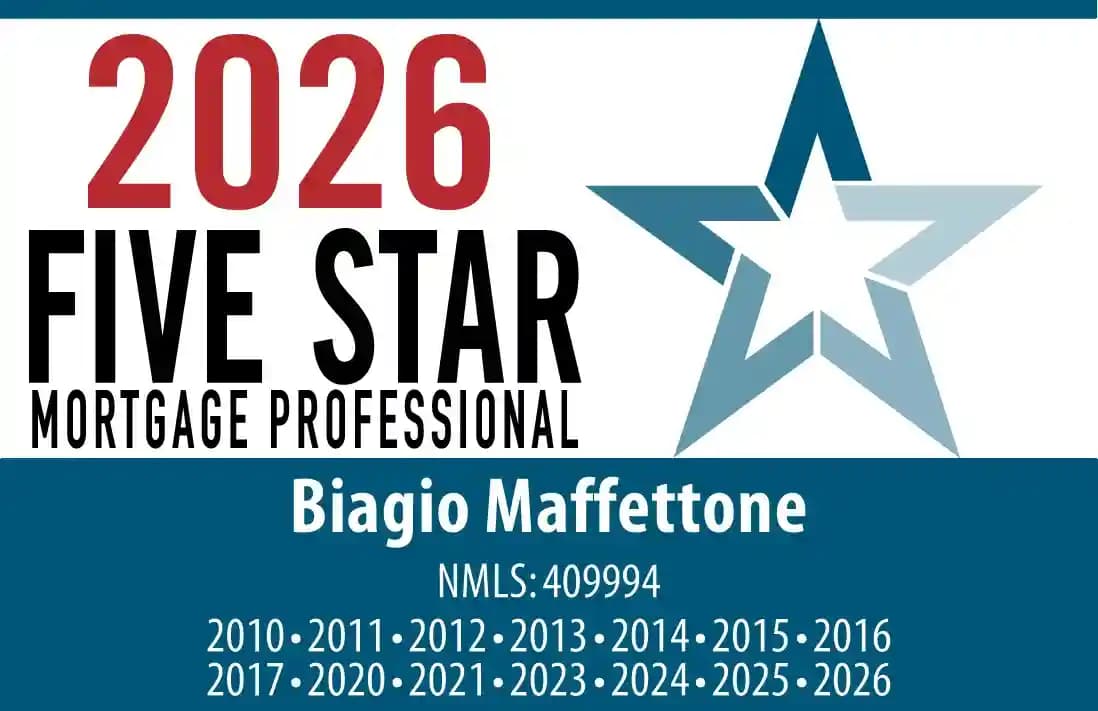 2026 Five Star Mortgage Professional - Biagio Maffettone